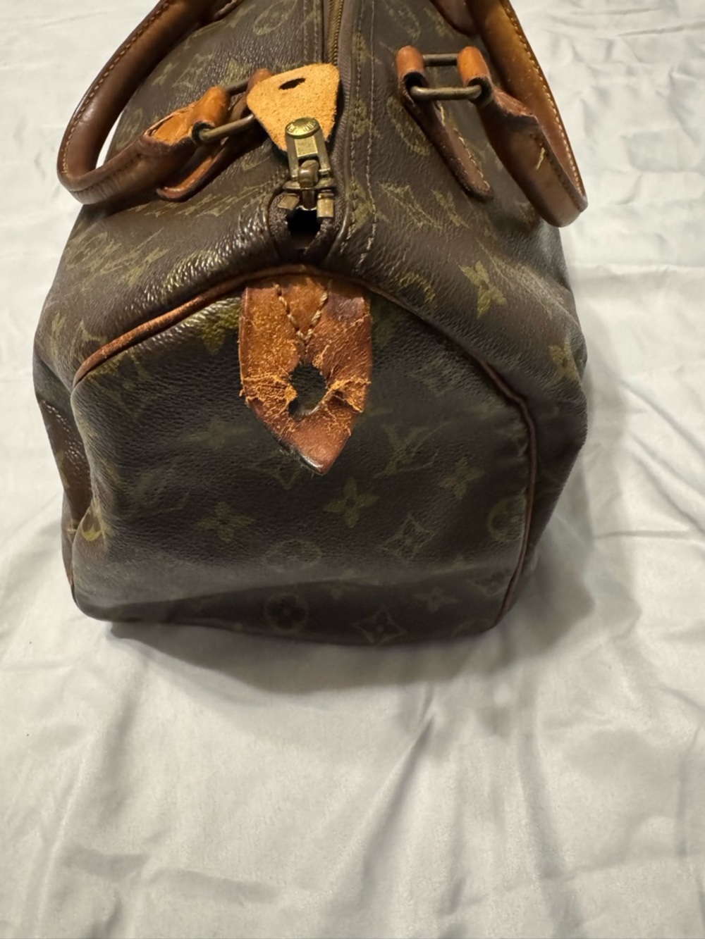 Louis Vuitton Brown Monogram Canvas Speedy - Vintage (date code 093) - Picture 3 of 13
